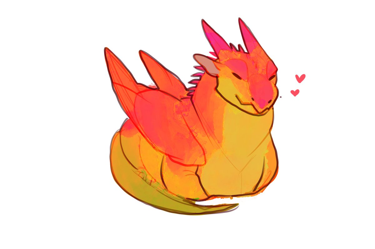 heavenxpiercer's tweet photo. you’ve seen red seawing, and banana icewing, now get ready for suspiciously-mango-shaped nightwing #wof #wingsoffire #dragon #art #dragonart #wofart #wingsoffireart #nightwing #nightwingwof #wingsoffirefanart #dragons https://t.co/sApnRjQqYt