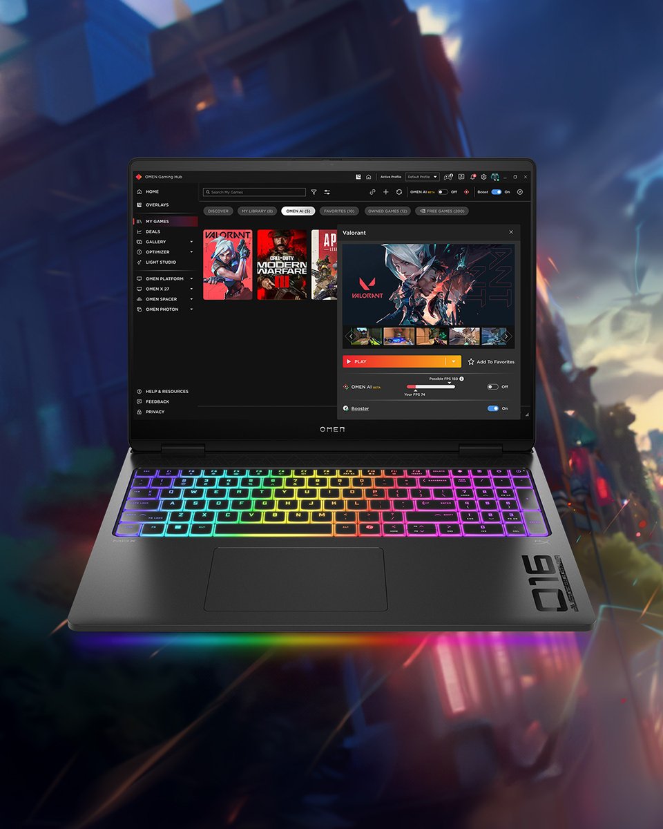 OMEN + Nvidia geforce  = OMEN Max 🤝

Our best OMEN laptop yet
🔶 loaded up with the new #GeForceRTX50 series GPUs
🔶 More power
🔶 More customization
🔶 More gaming
And YES, you can overclock it with the new Unleashed 
mode 💪

Learn more – OMEN.fyi/CES2025