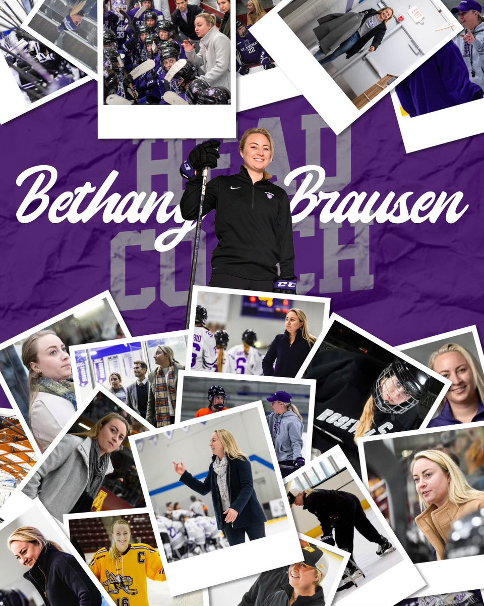 TommieAthletics's tweet photo. NEWS: Interim tag removed, Bethany Brausen named @TommieWHockey head coach

Full Story - https://t.co/TZ6CeIlK31

#RollToms https://t.co/CIMxOQXOzP