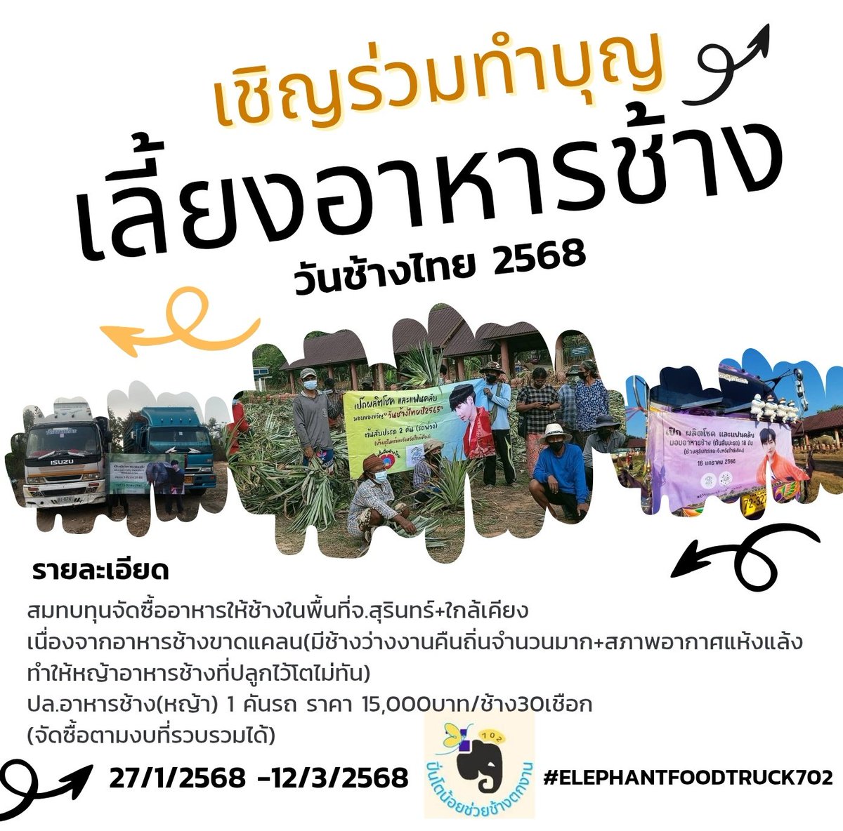 ปิ่นโตน้อยช่วยช้างตกงาน tweet media