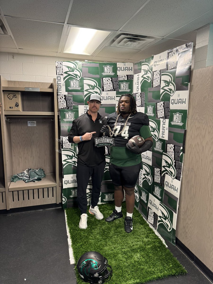 After a great conversation with <a href="/CoachChev6/">Darrin Chiaverini</a> I’m grateful for an offer from <a href="/NSU_Football/">Northeastern State Football</a> #TheQuah🟢⚫️