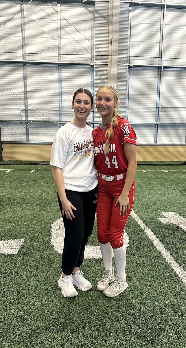 Huge thank you to the <a href="/Gannon_Softball/">Gannon_Softball</a> staff and players for hosting a great team camp day!! I had such an incredible time and learned so much valuable information! It was great to get back on the field with my girls, and I cannot wait to come back!! <a href="/TPAHopkins/">Team PA Hopkins</a> <a href="/teampafastpitch/">Team Pennsylvania Fastpitch</a>