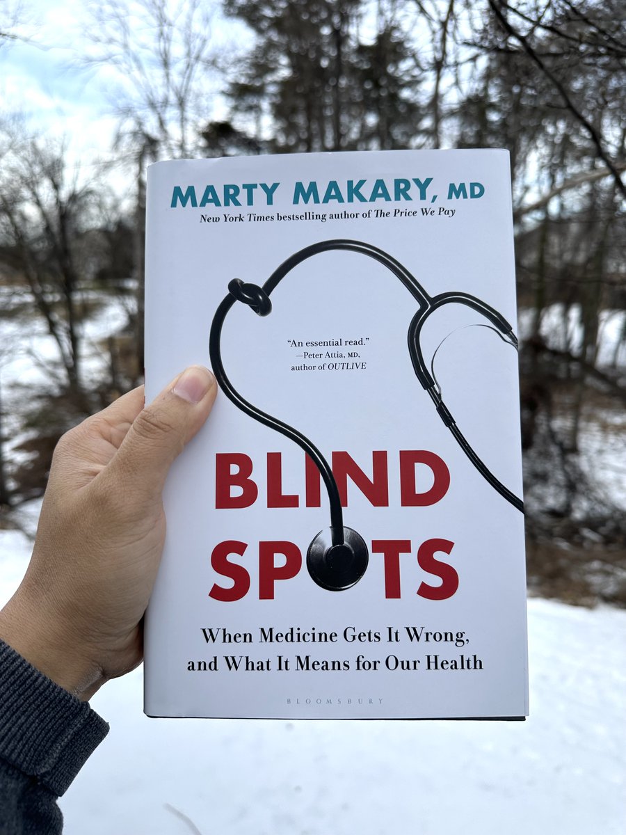 Just finished Blind Spots by Dr. Marty Makary. A powerful reminder that real progress in healthcare comes when we challenge the status quo and question what we think we know. Growth happens when we reflect, adapt, and push for change. A must-read for anyone in the field!