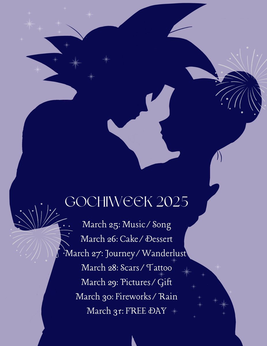 GoChi Week March 25th-March 31st, 2025 tweet media