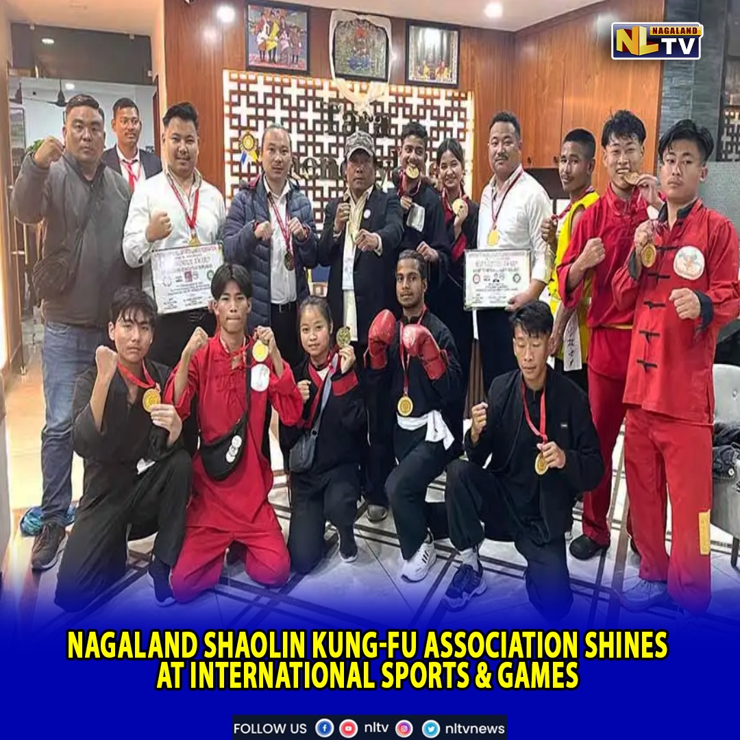 NewsNltv's tweet image. NAGALAND SHAOLIN KUNG-FU ASSOCIATION SHINES AT INTERNATIONAL SPORTS &amp;amp; GAMES

#ANSKA #ShaolinKungFu #InternationalSports #GoldMedals #TeamChampion #NagalandPride #MartialArts #NLTV #NLTVNEWS