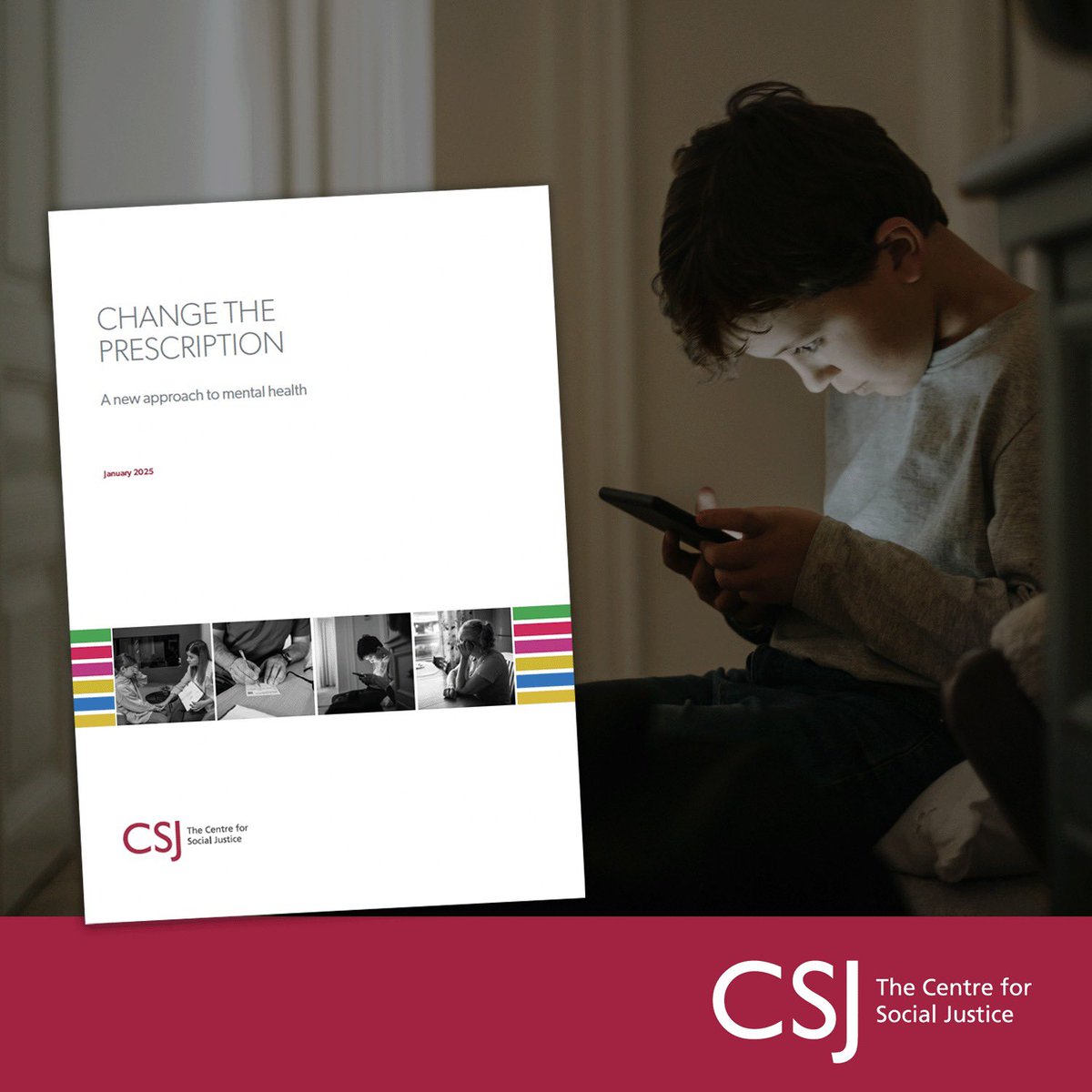 📱Daily social media users are 1.7x more likely to be diagnosed with a mental health condition than those who never use it.

🧵Our latest report, Change The Prescription, tracks the tragic impact that exposure to harmful content has, particularly on our young people👇