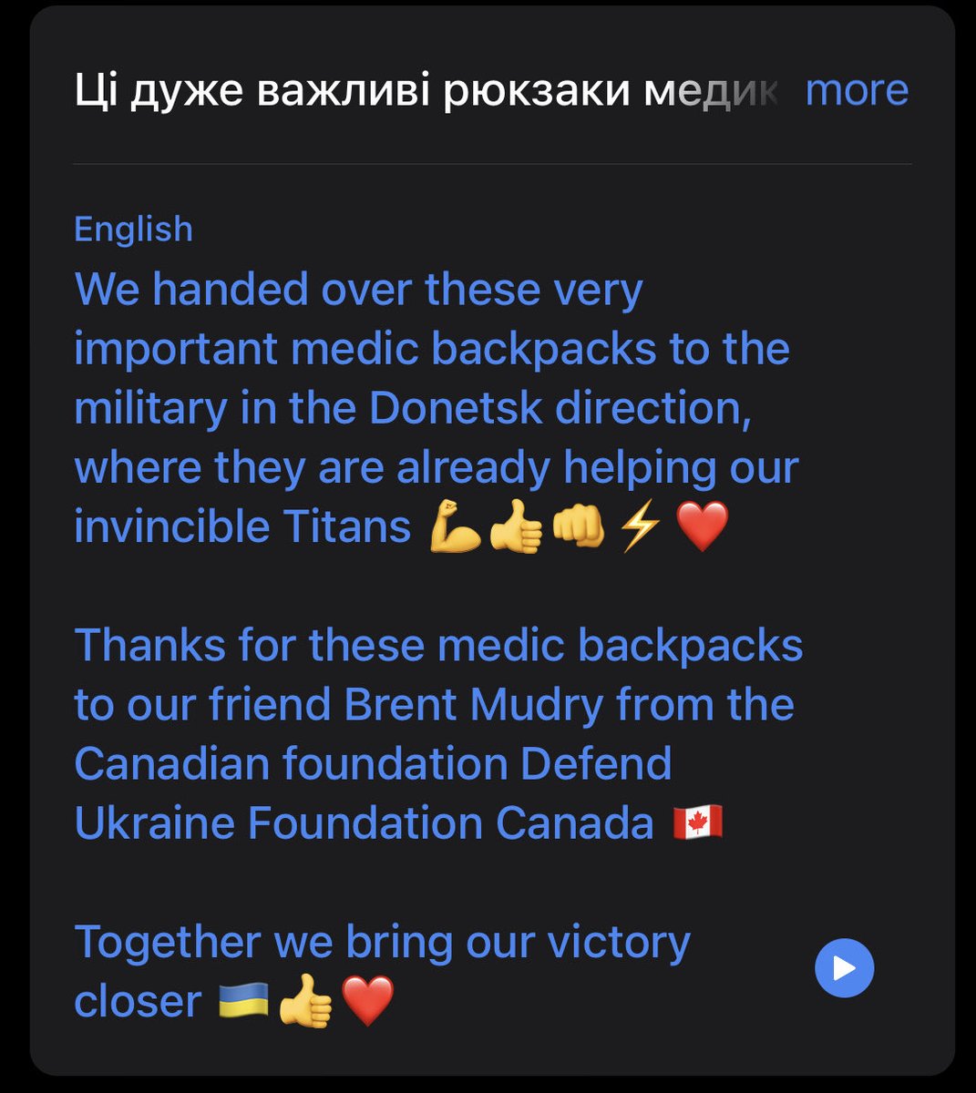 defendukraini's tweet photo. 1/25/2025 Donetsk, eastern Ukraine
๐จ๐ฆ โฅ๏ธ ๐บ๐ฆ
Titans front-line medics get more of our NATO-grade haversack IFAK medical backpacks from Vancouver, Canada ๐จ๐ฆ
Container 17 #ProjectInvincible
Kudos: Ukraine In Armor, Kyiv
our warehouse logistics partners https://t.co/374W4zzcEf