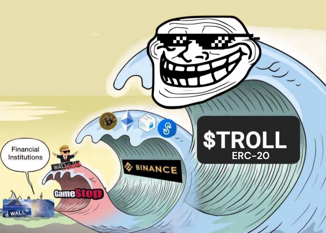 New week, new chaos in the market. Don’t sweat it—embrace the madness and turn it into your next $TROLL'ing masterpiece. Let’s ride this wave, legends! 🌊💎