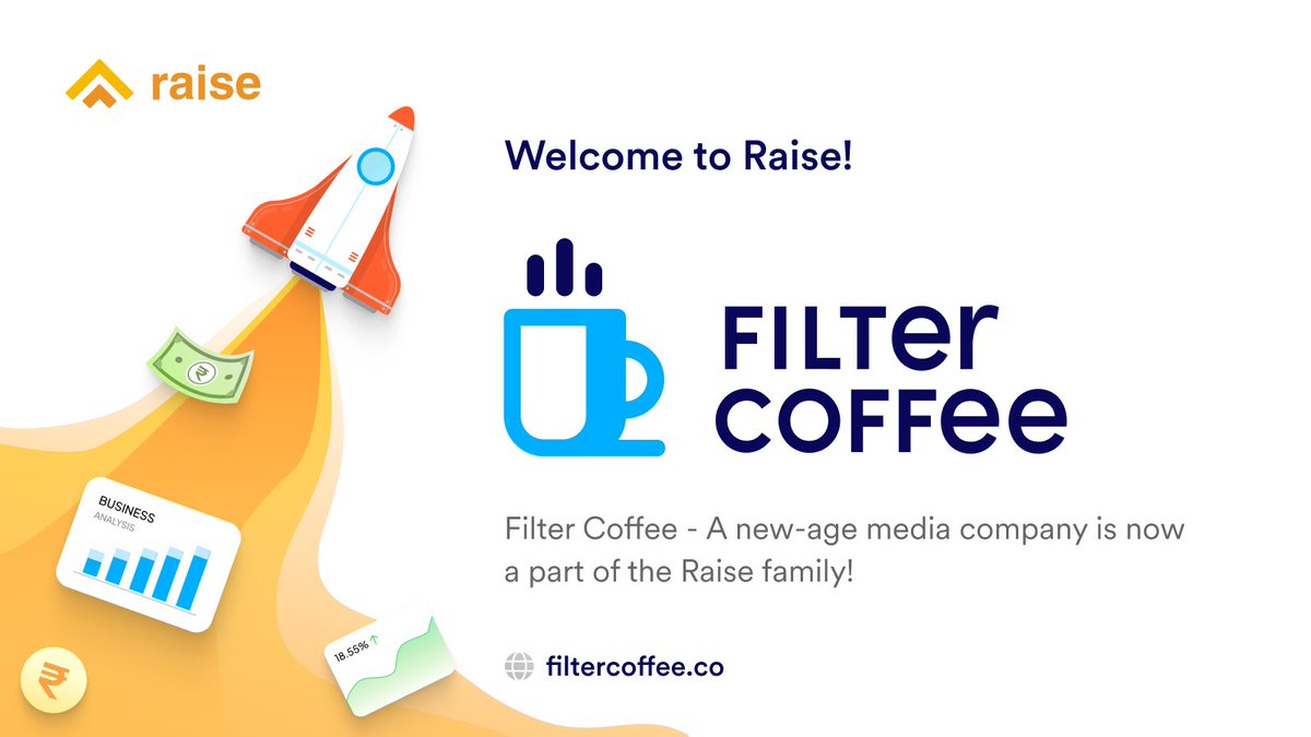 RaiseTheBarHQ's tweet photo. We’re thrilled to announce that @FilterCoffeeHQ is now part of the Raise family! 

A significant &amp; much-needed step towards delivering sharp, jargon-free business content every day. 📰 https://t.co/yvKQm0xQV0