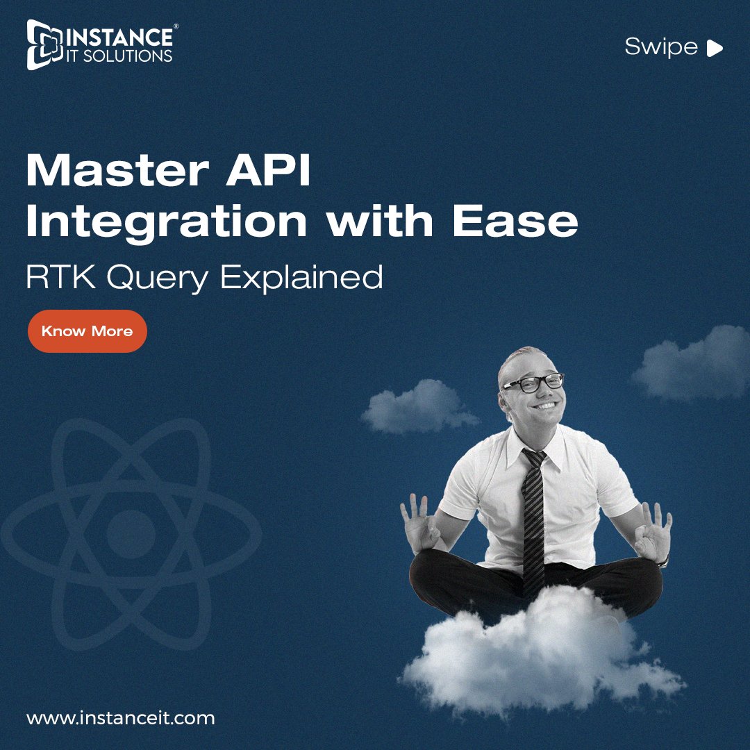 instance_it's tweet image. 🚀 Simplify your API integration with RTK Query – the ultimate tool for seamless data fetching and caching in React apps 💡

Follow: @instanceitofficial
Visit: instanceit.com
Contact: +91 79902 31399

#RTKQuery #ReduxToolkit #ReactJS #APIIntegration #WebDevelopment
