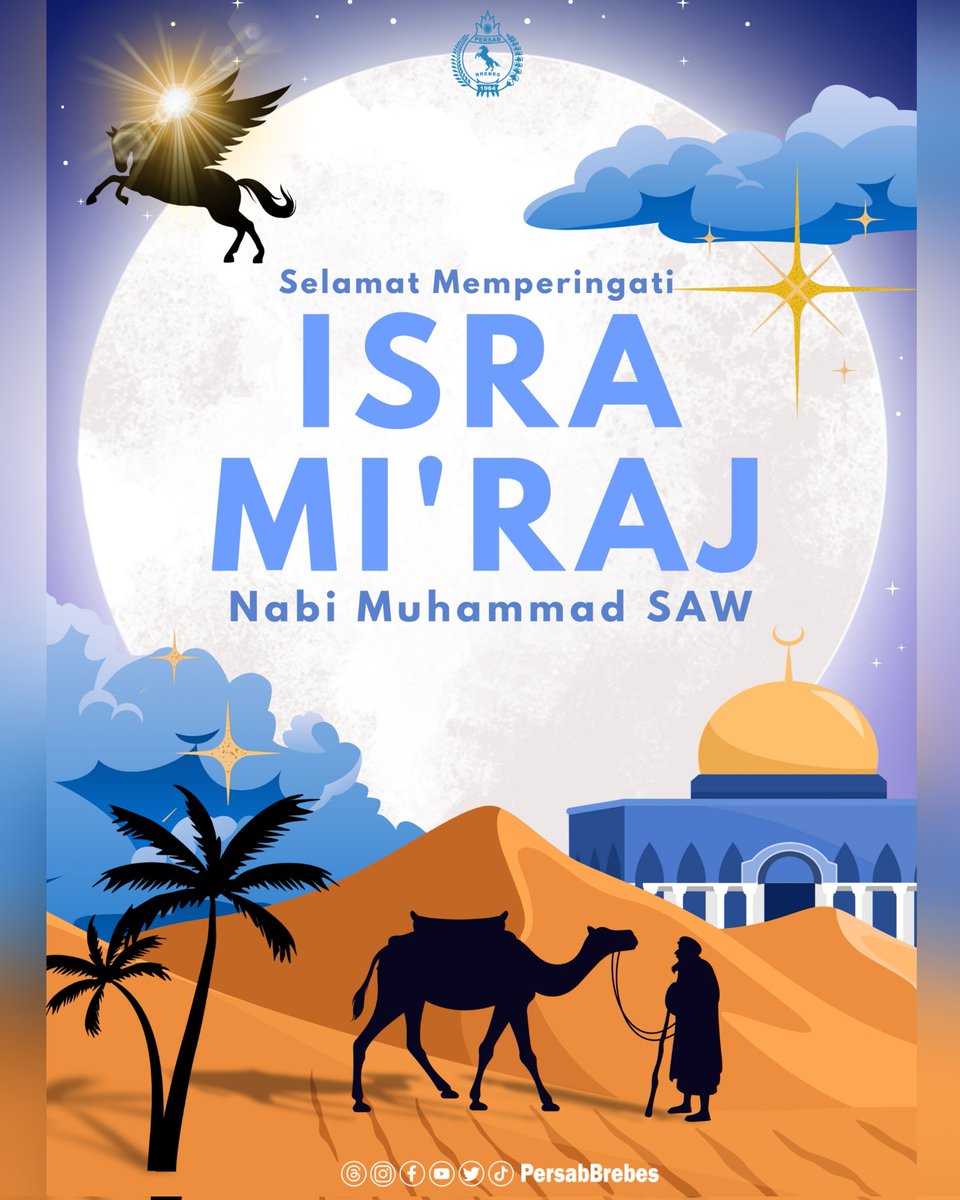 Selamat Memperingati Isra Mi'raj 1446 Hijriah✨
#isramiraj #persabbrebes #laskarjakapoleng