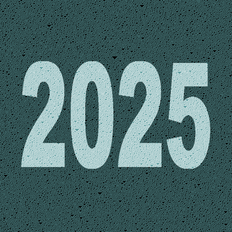 #genuary27 Make something interesting with no randomness or noise or trig. #genuary #genuary2025