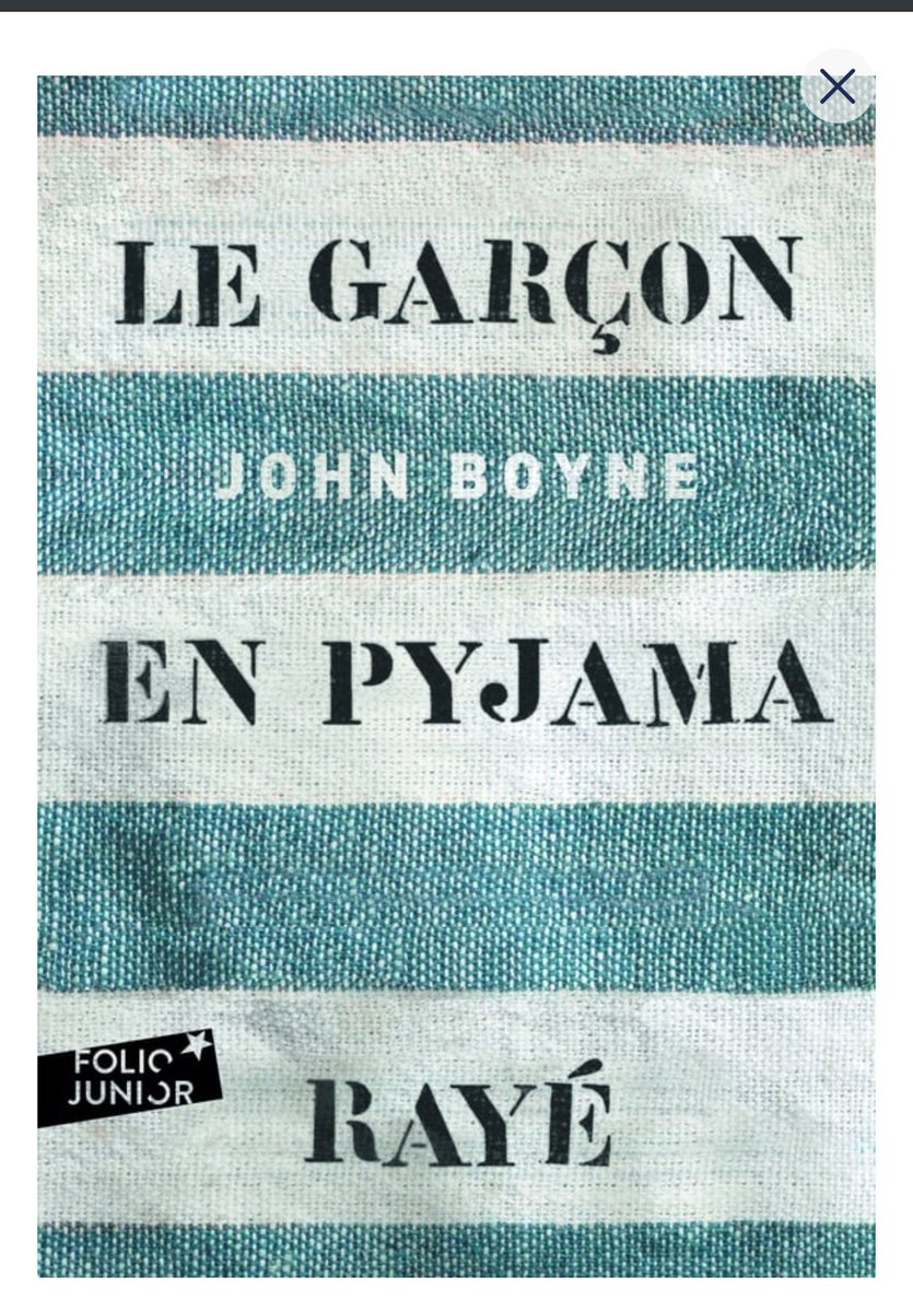 Ne rien oublier passe par l’éducation de nos enfants et la transmission de l’histoire. Ce livre est tristement passionnant à mettre entre toutes les mains. « Le garçon en pyjama rayé » de John Boyne. #Auschwitz80