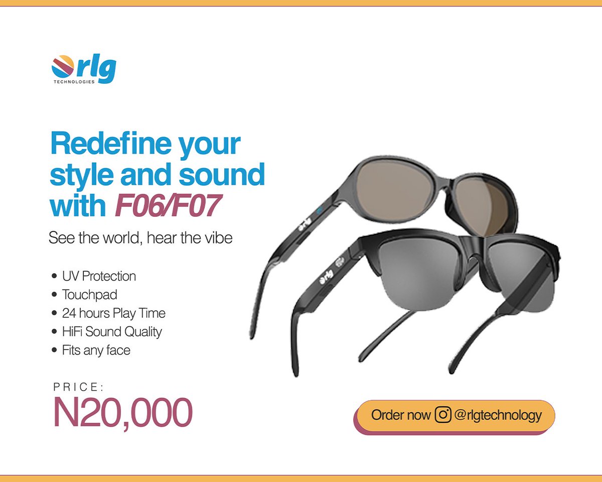 rlgtechnologyy's tweet image. How are you starting your week?

Let RLG smart glasses make things easier for you

#RevolutionInTech #MondayMotivation