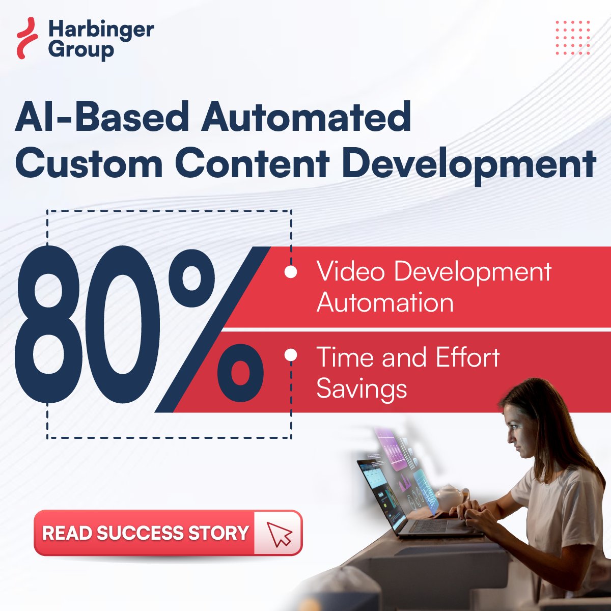 Harbinger_Grp's tweet image. #CustomContentDevelopment We automated video-based custom content development using AI for a well-established technology institute. We used OpenAI GPT-4 Turbo for video content generation and trained AI to think like an instructional designer. Learn more: buff.ly/3SwTpyh