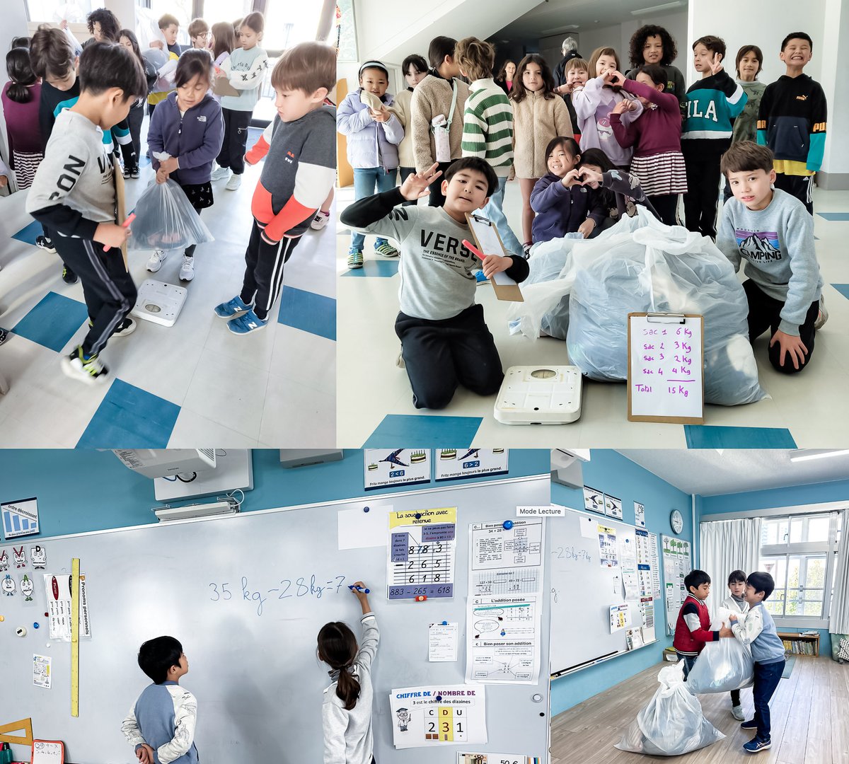 lfitokyo's tweet photo. ♻️ NOTRE #ÉCOLEÉCO AU #LFITOKYO 🌱
61 kg de vêtements recyclés à l’automne et 75 kg en hiver !
🌍 Une #mobilisationcollective pour réduire le #gaspillage et #sensibiliser nos élèves à l’#écologie.
#NotreÉcoleÉco #Recyclage #AEFE
@aefeinfo
@AEFEAP
@ambafrancejp
@fltfapee https://t.co/YTCsgPWaIk