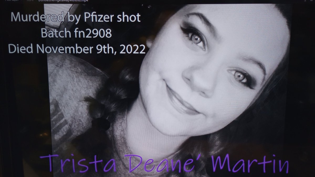 <a href="/IvankaNews_/">ᴺᵉʷˢ Ivanka Trump 🇺🇸🦅</a> My entire family is unvaccinated and we all had Covid in 2021. My 18 yo daughter got the Pfizer shot in 2022 and it killed her. PLEASE HELP US GET JUSTICE. I fight for justice every single day and I'm so tired and I miss her so much! Her name was Trista.