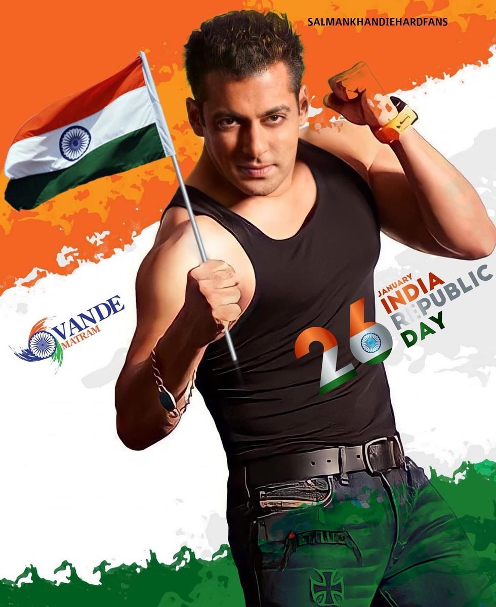 #HappyRepublicDay ❤️🇮🇳 

#SalmanKhan #26January2025 #JaiHind