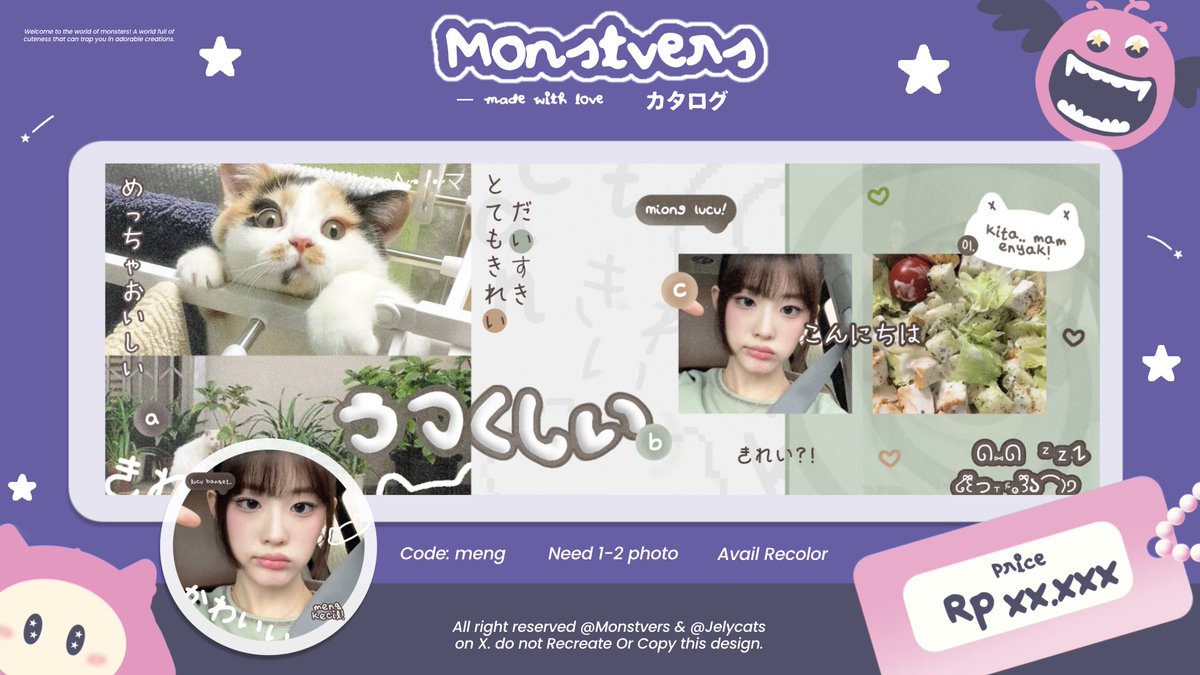 Help rt? Terimakasih banyak!

Hello teman timun! Aku ada bawa template layout moodie deco yang bisa ditake sekarang juga melalui dm yaa. harga tertera di ALT dan sudah include tutor fontnya. yuk jajan <3 

#zonauang