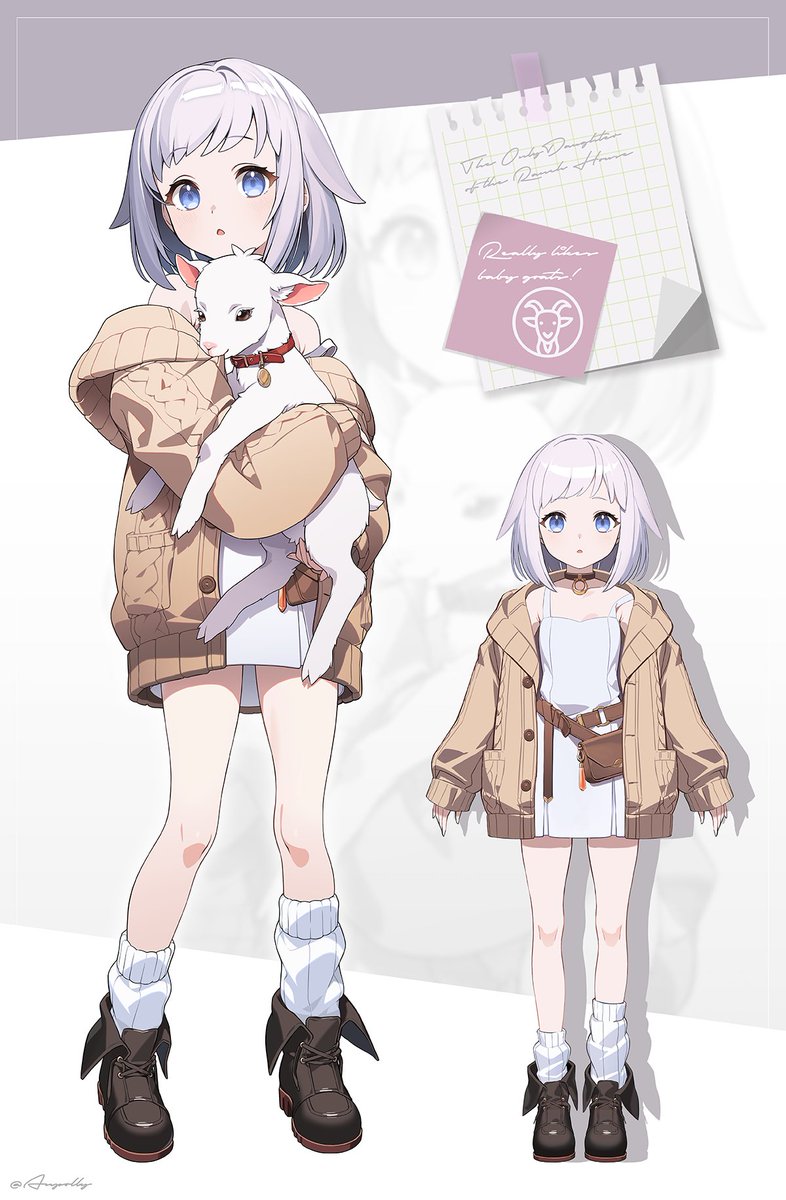 목장 집 딸 상점 NPC 느낌으로 개인작