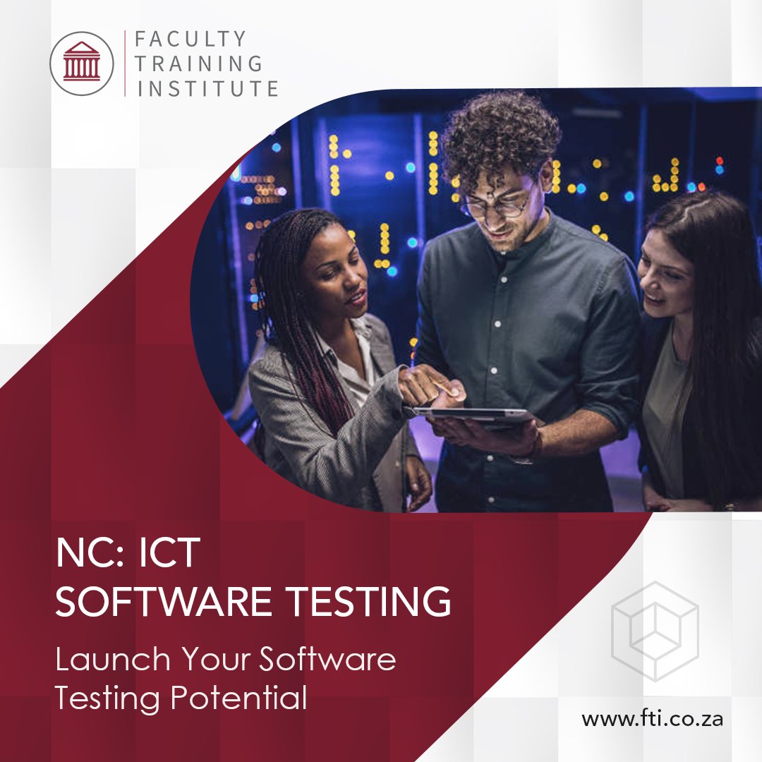 facultytraining's tweet photo. MICT SETA Accredited and ISTQBยฎ Aligned. Get real-world, hands-on skills for #Cybersecurity & Software Testing. Book Now for ICT Software Testing - Starts 26 March 2025: https://t.co/fVrHhoUlaS
#SoftwareTesting #APST #NQFL5 #Qualification #MICTSETA #QualityAssurance #ISTQB #FTISA https://t.co/CJ9jNt38Qj