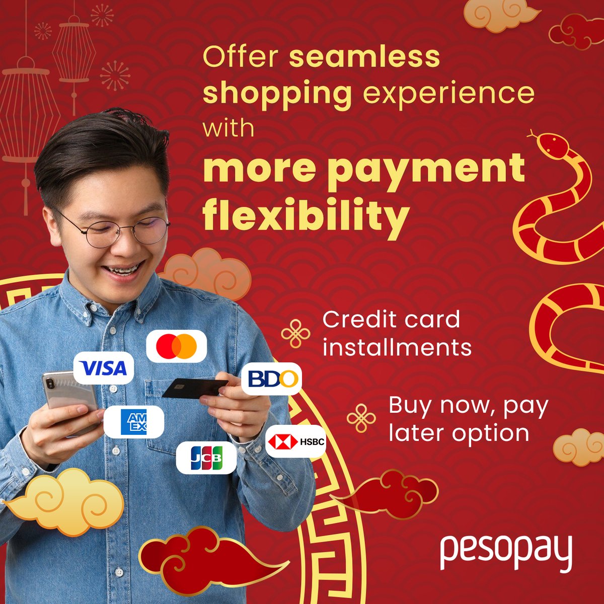 PesoPay's tweet photo. Let your customers enjoy a stress-free &amp; convenient online shopping experience with more payment flexibility. Add 𝗶𝗻𝘀𝘁𝗮𝗹𝗹𝗺𝗲𝗻𝘁 𝗽𝗮𝘆𝗺𝗲𝗻𝘁𝘀 options to your e-commerce business &amp; enjoy reduced cart abandonments from your customers. Sign up: https://t.co/ZOKTszp9JZ. https://t.co/aVLLHd8y5A