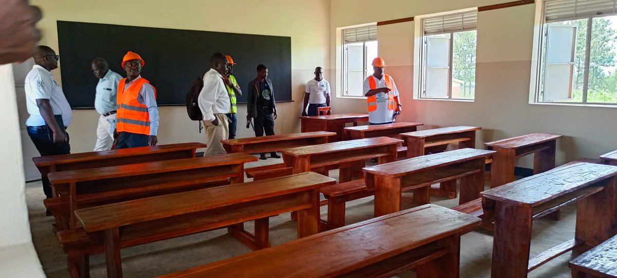 We have refurbished classrooms &amp; provided desks for students in Kiryandongo refugee settlement. Previously, the schools didn't have enough classrooms, but now students can access education in comfortable learning spaces, paving the way for a brighter future. This was made