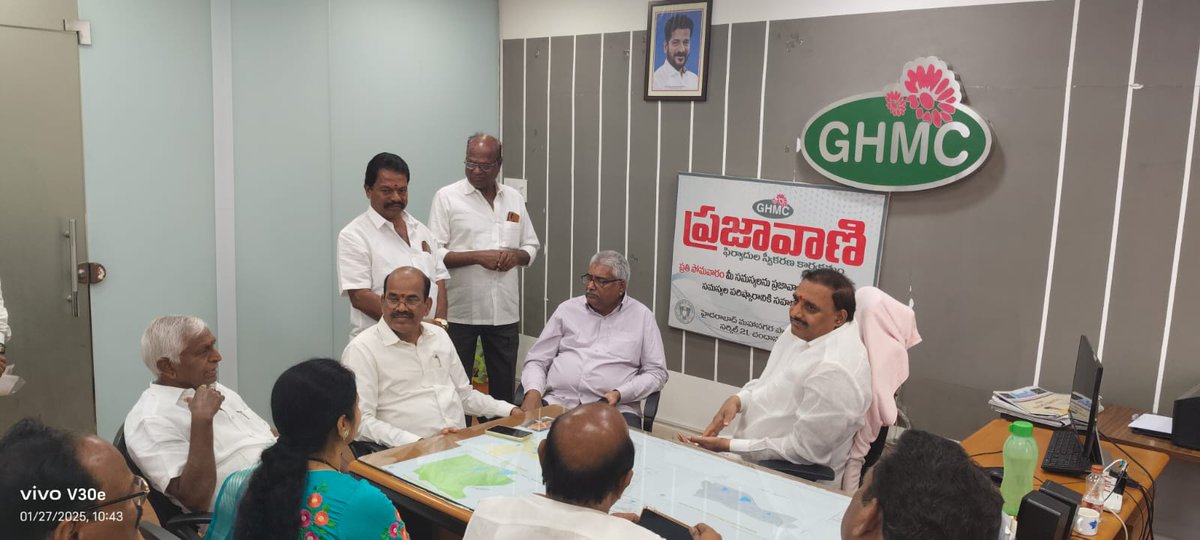 DC CHANDANAGAR (@dc21ghmc) on Twitter photo Good morning sir
Prajavani program in Dc -21 chandanagar chamber’s Honble MLA Sri Arikepudi Gandhi garu, corporators division-108, 110 Miyapur, chandanagar with Dc-21, Ee-21, officers in chandanagar circle
Dc21 chandanagar <a href="/ZC_SLP/">ZC SERILINGAMPALLY ZONE GHMC</a> <a href="/CommissionrGHMC/">Commissioner GHMC</a> <a href="/gadwalvijayainc/">Vijayalaxmi Gadwal, GHMC MAYOR</a> <a href="/GHMCOnline/">GHMC</a> Good morning sir
Prajavani program in Dc -21 chandanagar chamber’s Honble MLA Sri Arikepudi Gandhi garu, corporators division-108, 110 Miyapur, chandanagar with Dc-21, Ee-21, officers in chandanagar circle
Dc21 chandanagar <a href="/ZC_SLP/">ZC SERILINGAMPALLY ZONE GHMC</a> <a href="/CommissionrGHMC/">Commissioner GHMC</a> <a href="/gadwalvijayainc/">Vijayalaxmi Gadwal, GHMC MAYOR</a> <a href="/GHMCOnline/">GHMC</a>