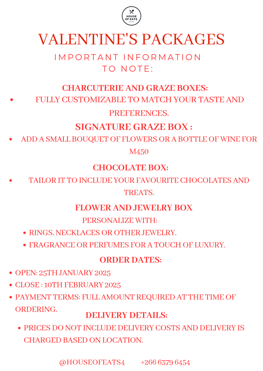 Houseofeats4's tweet photo. House Of Eats Valentine’s Day orders are officially open! 
Message House Of Eats on WhatsApp to order.  https://t.co/X0FGIyZb51 https://t.co/qeu8HJzlAs