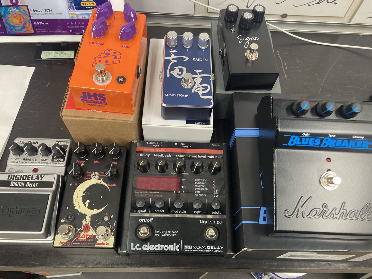 apollonmusic's tweet photo. 中古エフェクター増殖中!
買取いつでもお待ちしてます!
これ以外にもまだまだ買取させて頂いております。
#中古エフェクター #Vertues #JHS #Marshall #SUMOSTOMP #Digitech #WalrusAudio https://t.co/Fr0xfgDblT