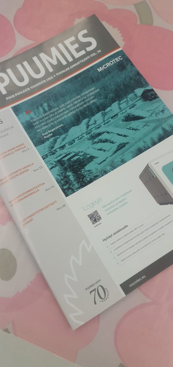 Puumies-lehti täyttää tänä vuonna huikeat 70 vuotta. Uusimme kannen juhlavuoden kunniaksi :)