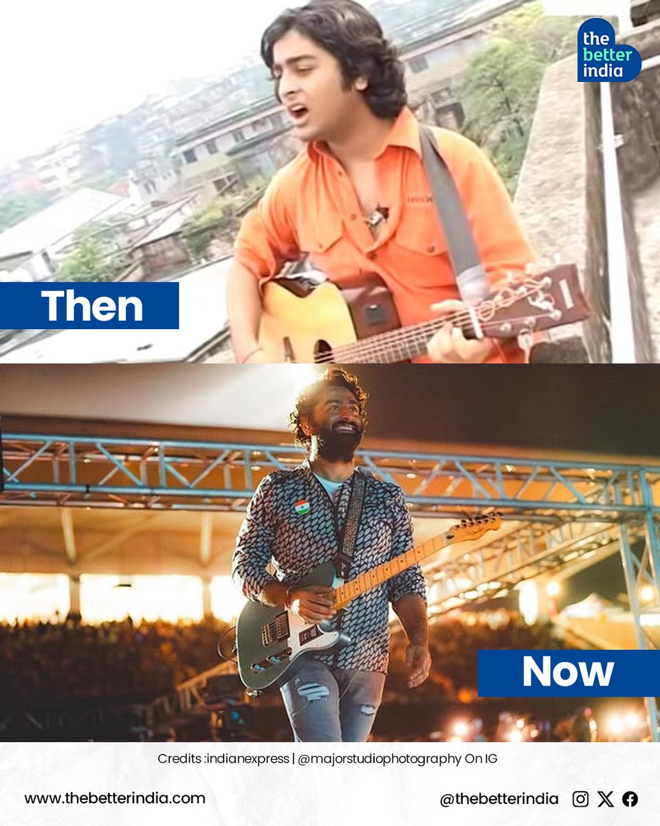 thebetterindia's tweet photo. Arijit Singh’s rise from the quiet lanes of Jiaganj to the global stage is a story of dreams shaped by relentless effort and an unwavering connection to music. 

@arijitsingh 

#PadmaShri2025 #PadmaAwards #ArijitSingh #MusicLegend #Inspiration #StoryOfResilience https://t.co/Qk00IrmLRo