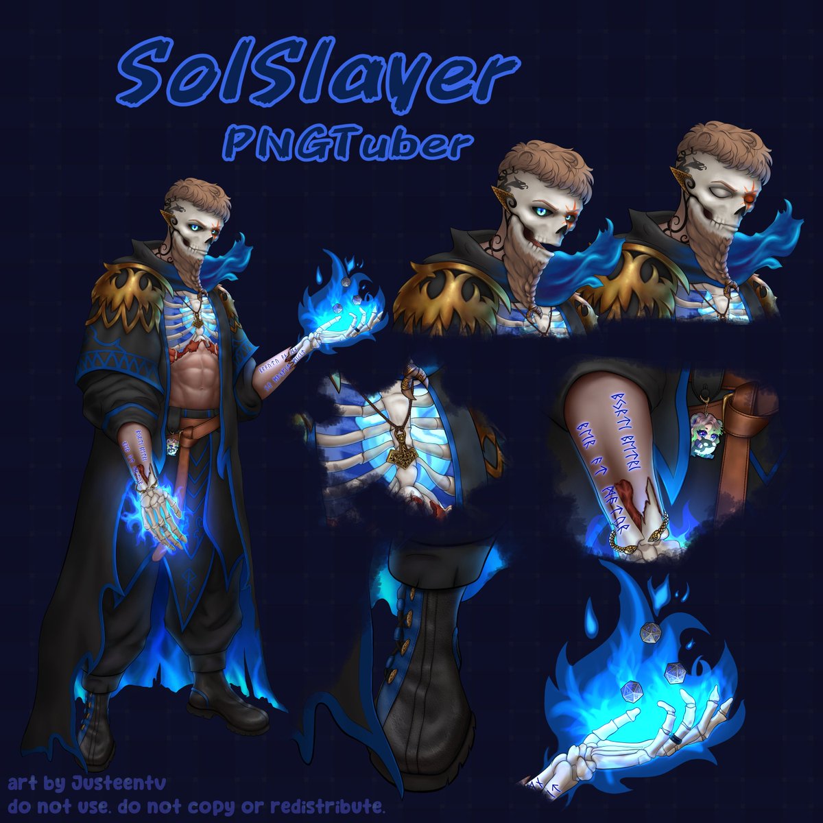 PNGTuber for <a href="/slayer_sol/">SolSlayer</a> , thankyou for your support and incredible patience!! 💙 giftuber showcase will be posted below! #pngtuber #gif #Vtuber