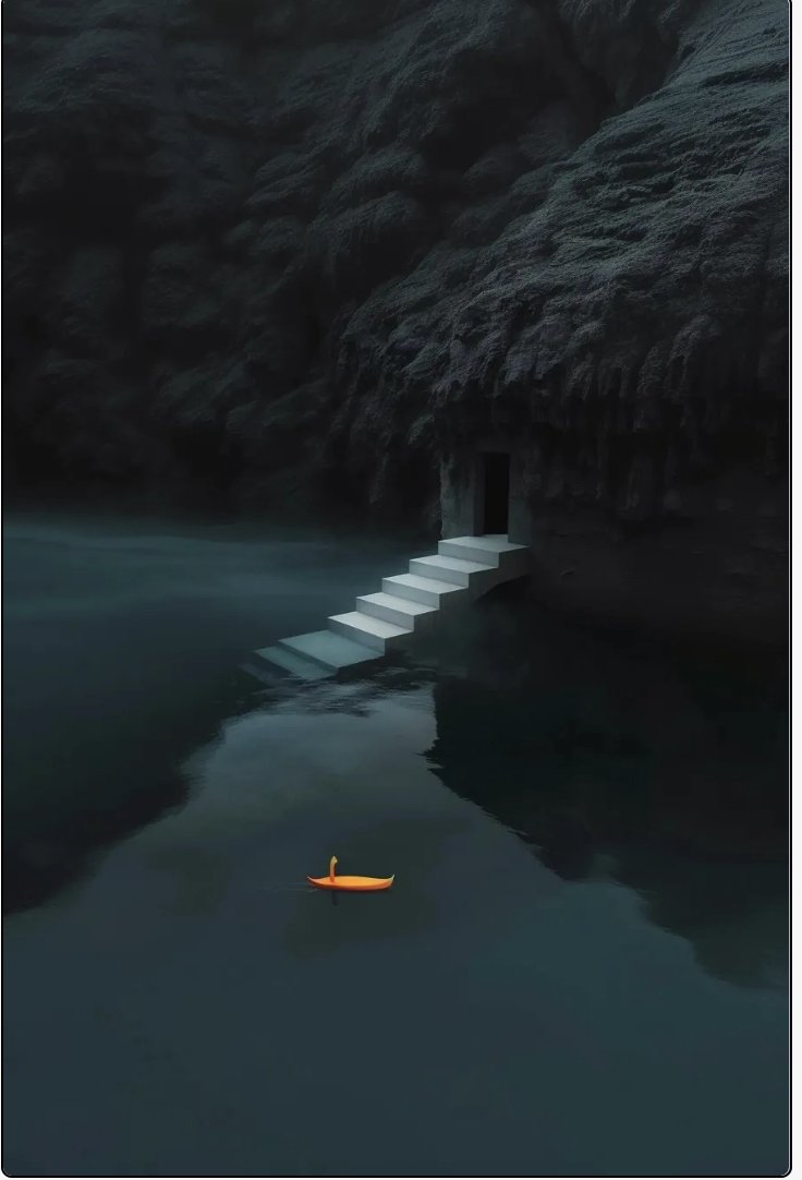 msaabiam's tweet photo. Night Song #paddled   #midjourney
#AIDesign
#AIPhotography
#GenerativeDesign https://t.co/FoAQxGHbcb