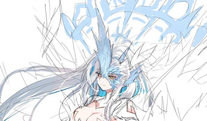 イヴェルカーナ(Velkhana) フルフルの後に描き進める予定