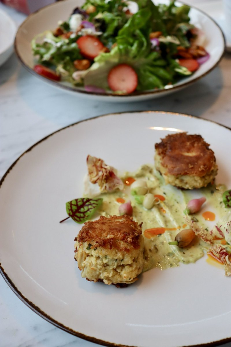 Something from the watershed: Maryland blue crab cake #EstuaryDC