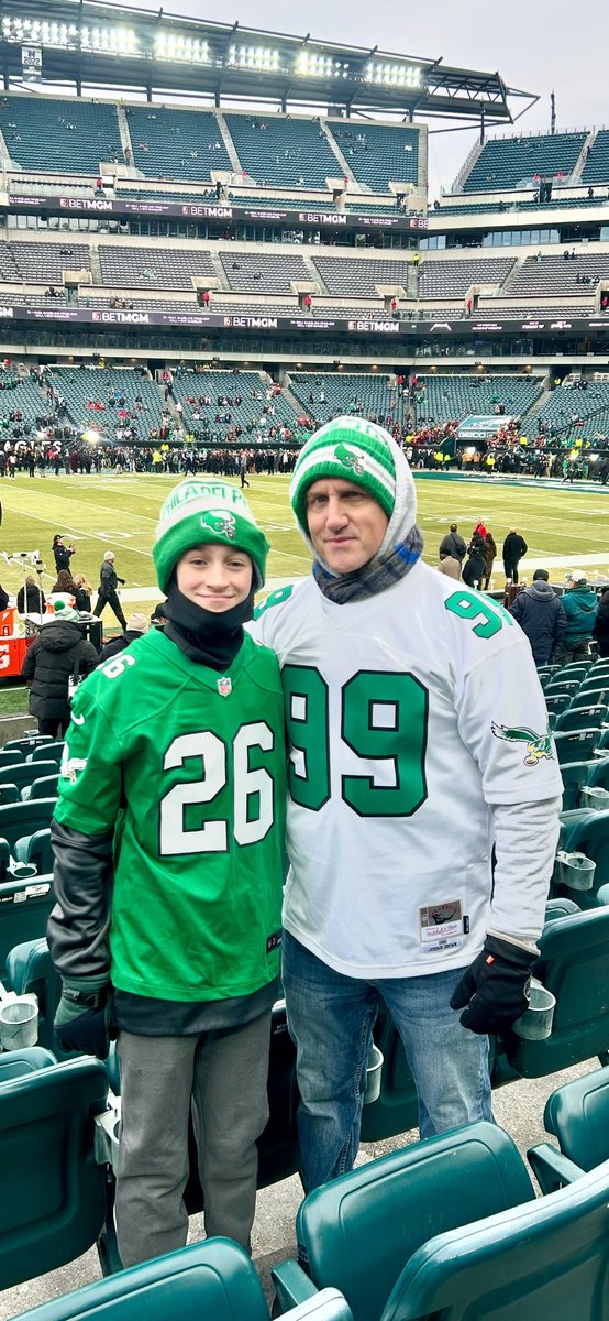 Was awesome to be there with my oldest son. Go Birds! <a href="/Eagles/">Philadelphia Eagles</a>