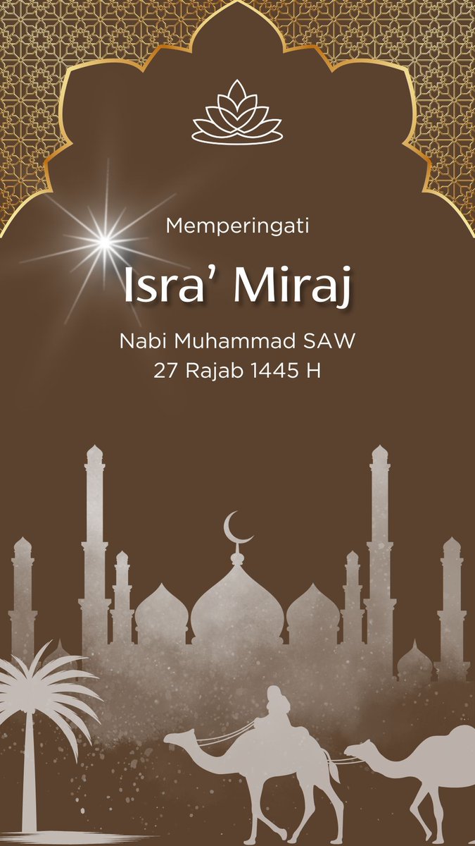 Selamat memperingati Isra' Miraj
