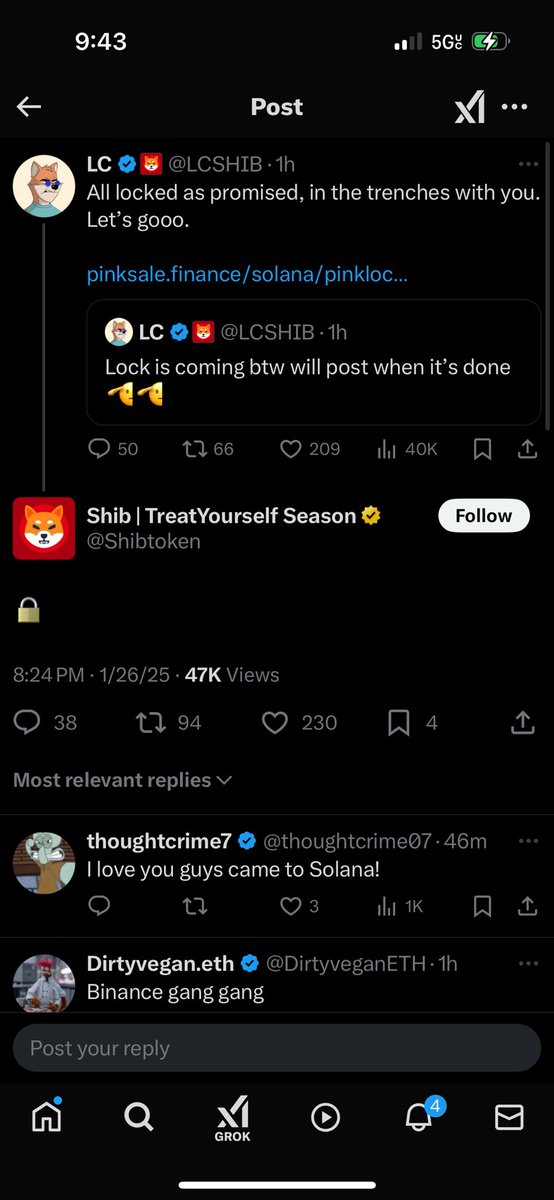 solrunsthewrld's tweet image. This picture should give you enough conviction in $LC I see easy 10x over night but we will come back to this🥱
Fade if your gay🤷🏼‍♂️
43YakhC3TcSuTgSXnxFgw8uKL8VkuLuFa4M6Bninpump