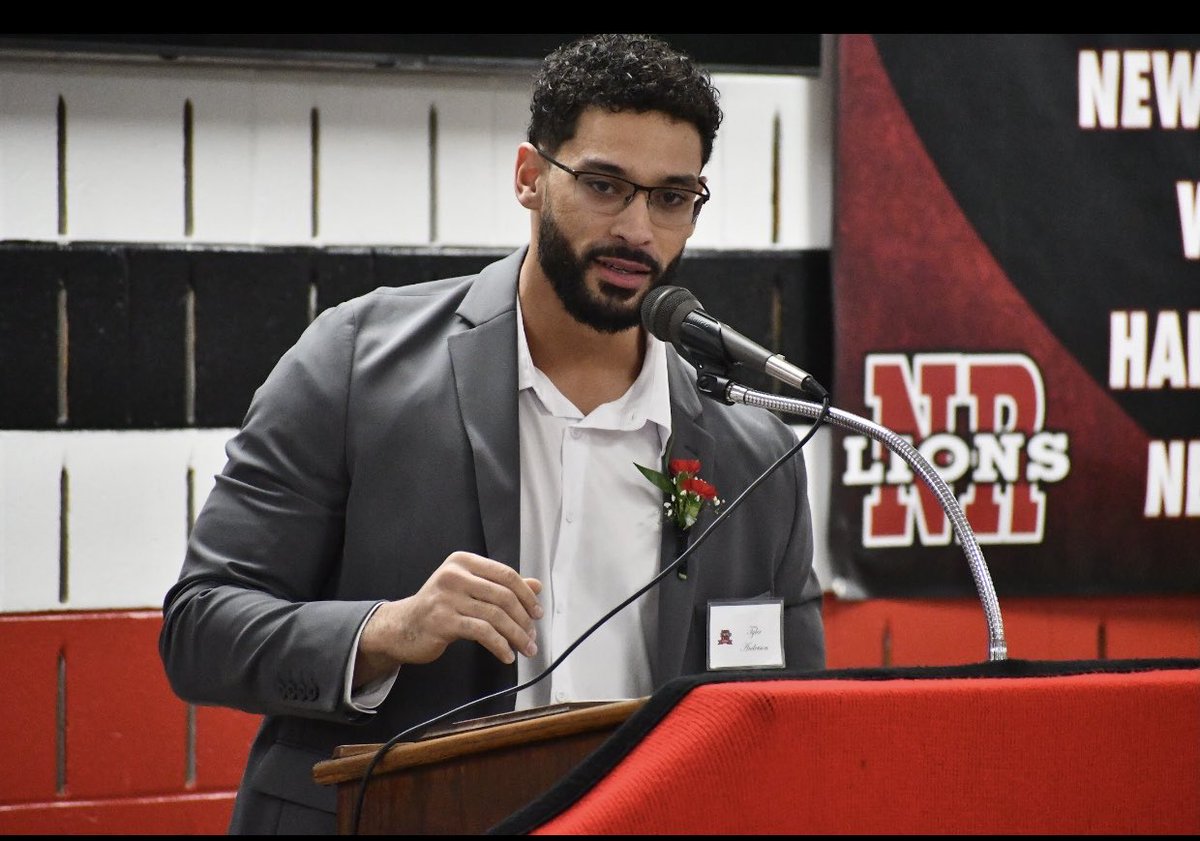 Congrats to Tyler Anderson who last night was inducted into the NR Sports Hall of Fame! Tyler’s presenter was Coach Josh Stratton! #NRPRIDE!