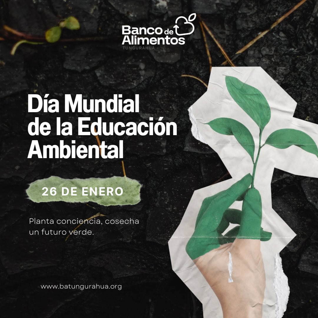batalimentos's tweet photo. En el Banco de Alimentos de Tungurahua, sabemos que cuidar del planeta es también cuidar de las personas. 🌿

✅ Reducimos el desperdicio de alimentos.
✅ Fomentamos el consumo responsable.
✅ Trabajamos juntos por un futuro más verde y solidario.

#EducaciónAmbiental https://t.co/FlqPARAfe0
