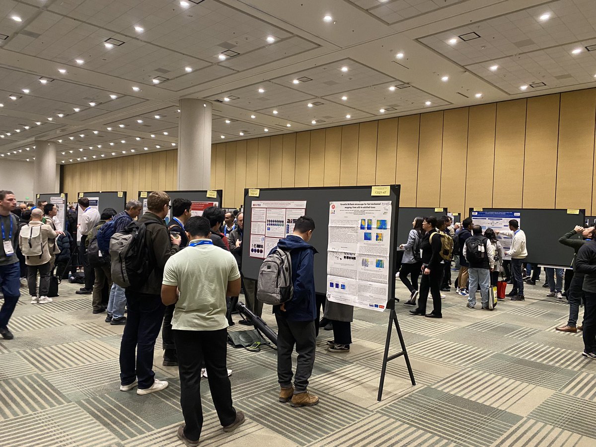 Poster du lbn en collaboration avec le l2c et diade a SPIE2025 présenté aujourd’hui lors de la poster session 
Beaucoup de questions autour des possibilités ouvertes et des performances