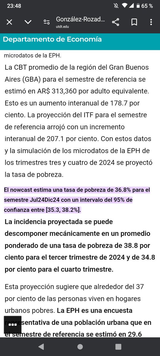 123Chonchi62044's tweet photo. @Bolademoc0 @HippiesConOsde @oricalzs @MauroFdz Medición de la Di Tella que lo mide mes a mes, la pobreza si bajo y Milei efectivamente está arreglando el país 

https://t.co/Q2kpQinHYS. https://t.co/30PRPIm5TM