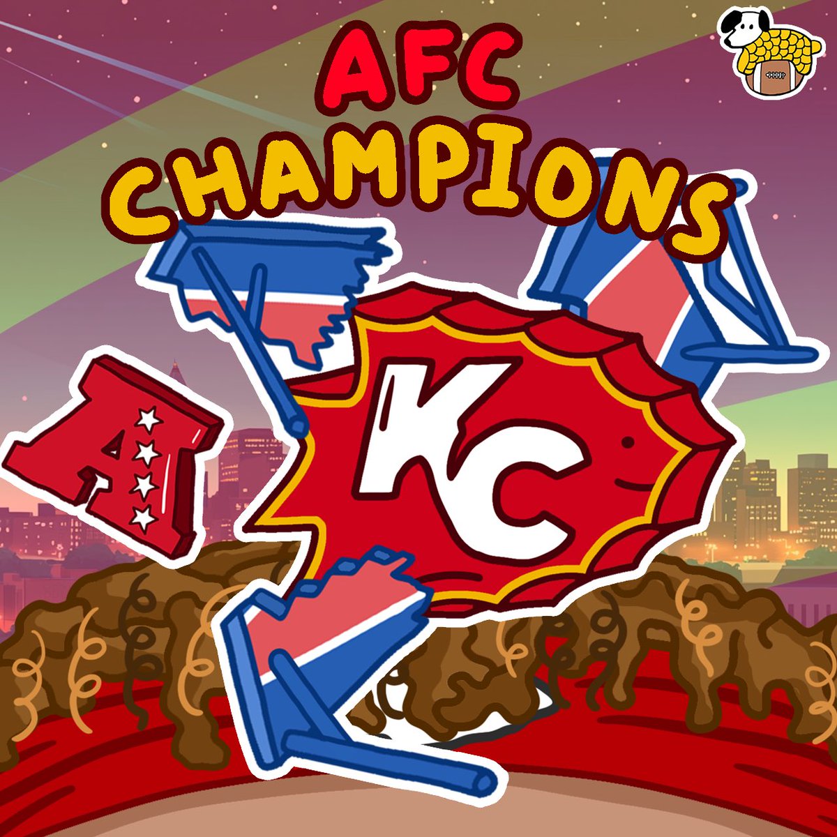 The Kansas City Chiefs Are Your AFC CHAMPIONS And Will Attempt The Three-Peat ❤️💛🙂
