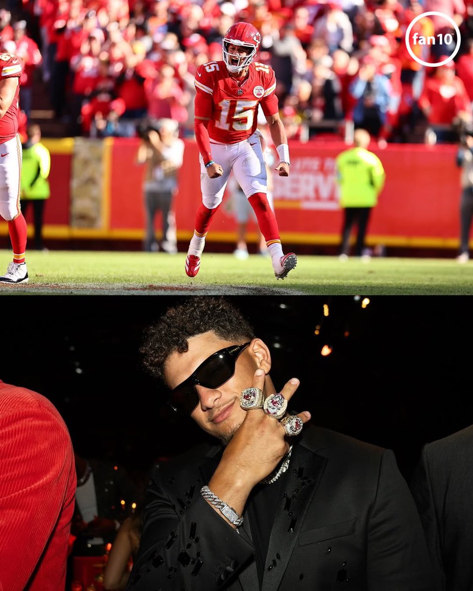 SoyFan10's tweet photo. ¡¡¡UNA CITA CON LA HISTORIA!!! 🤩🏆

Patrick Mahomes lleva a Kansas City a su quinto Superbowl en los ultimos 6 años. El QB de los Chiefs busca su cuarto anillo y ser el primer equipo en la historia de la NFL en ganar 3 campeonatos de forma consecutiva.

EL GOAT DEL FOOTBALL.🐐🏈 https://t.co/Vd0laS8pDI