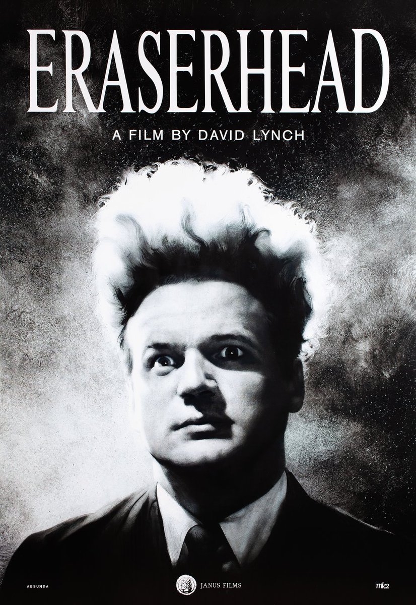 TCMComingUp's tweet photo. #ComingUpOnTCM
ERASERHEAD (1977) Jack Nance, Charlotte Sewart, Allen Joseph
Dir.: David Lynch 1:15 AM PT
A man tries to survive an industrial environment, an angry girlfriend, and a mutant baby.
1h 40m | Horror Fantasy | TV-MA
#TCM #TCMParty #TCMUnderground https://t.co/DH2cQFBMPv