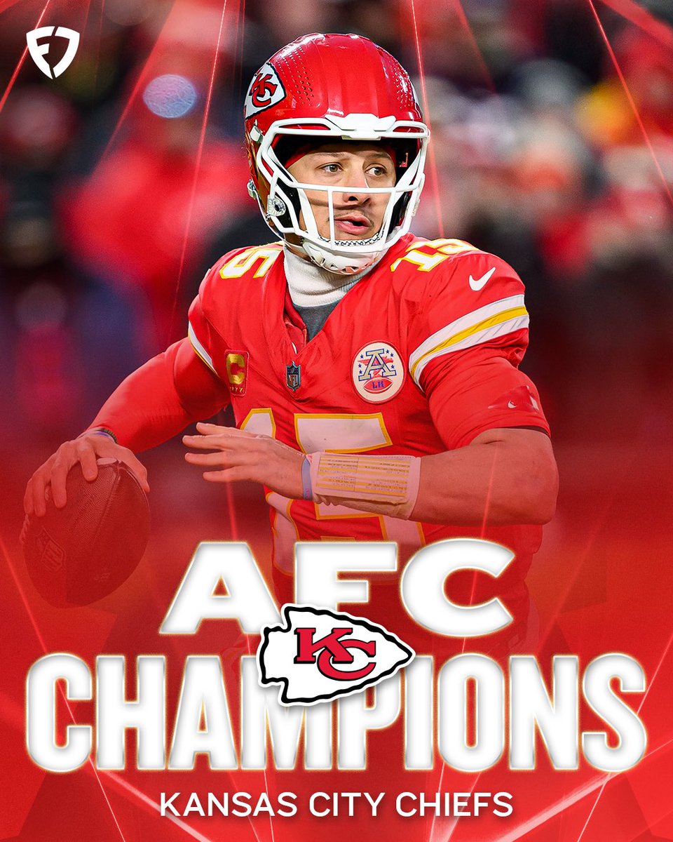 FDSportsbook's tweet photo. THE CHIEFS ARE BACK IN THE SUPER BOWL AGAIN 🙌 https://t.co/WTPJZo0gWN