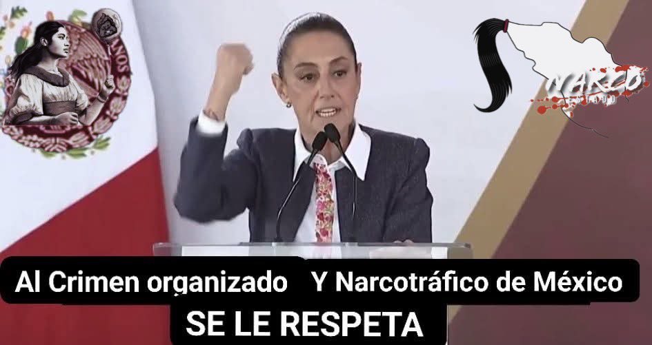 Tiembla Trump con las declaraciones de la Claudia Sheinbaum, la defensora de los carteles de las drogas.

A mi también me asustó la desgalgada. 😁😆😅