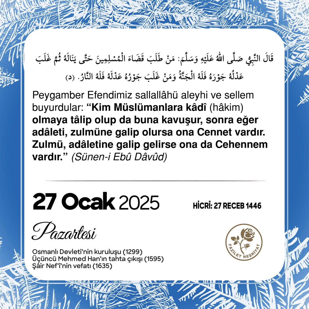 Fazilet Takvimi (@fazilet_takvim) on Twitter photo 