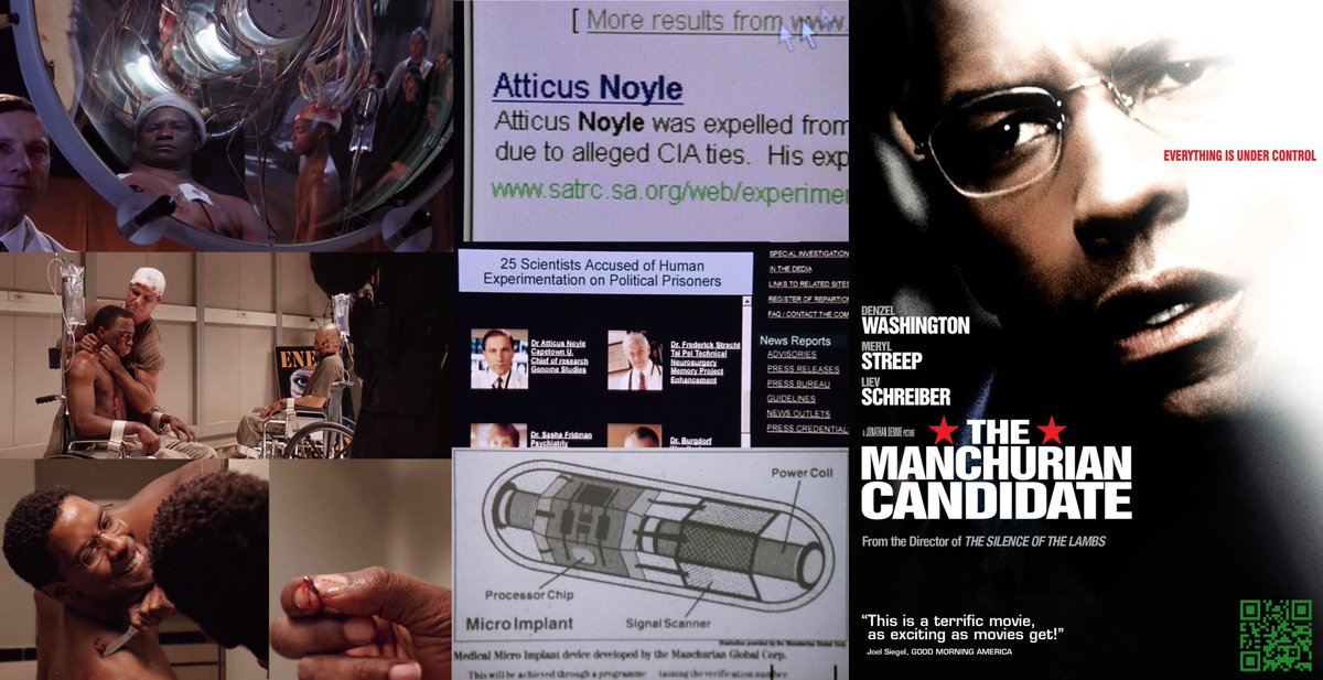 NotOpCue's tweet photo. The Manchurian Candidate 2004 (RedPill Film) 

💊 @Neuralink Style Microchips In Sleeper Agents
🧠 Used For MK Ultra Programming Troops 
🔫 Used For Assassination Attempts & False Flags 
📞 MK Ultra Groomer/Handler Activation Codeword For Sleeper Agents Was Military Title & Full Name
💰 Ultra Powerful Corporation Similar To @BlackRock et al. Behind It All 
🏴 Government Black OPS Shadow Groups Involved
👨‍🔬 Expelled @CIA Scientist Behind Experiment 
🖥️ CGI Used To Pin People For Crimes Committed 

Related Info: 

Black OPS / Shadow Group [DARPA]
https://t.co/lwei0XoBkt

BlackRock et al.
https://t.co/xJMLrI8oJP

Neuralink Brain Torture Chip
https://t.co/eMLUGFYfHW

CGI
https://t.co/68yaHGVG34
https://t.co/VEBsDR3KTr

💊 https://t.co/4wLRRt4SKu